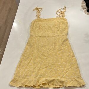 Abercrombie & Fitch yellow floral sundress